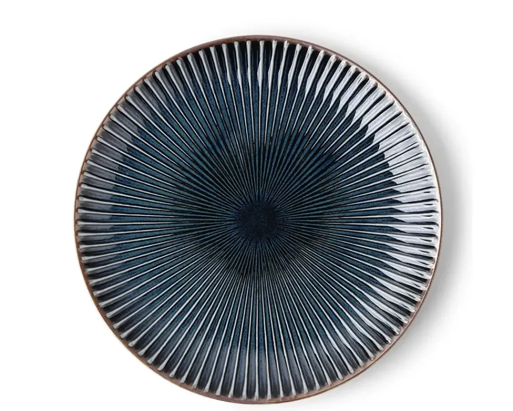 MIYA Company Aiya Navy 9.25" Plate Discount