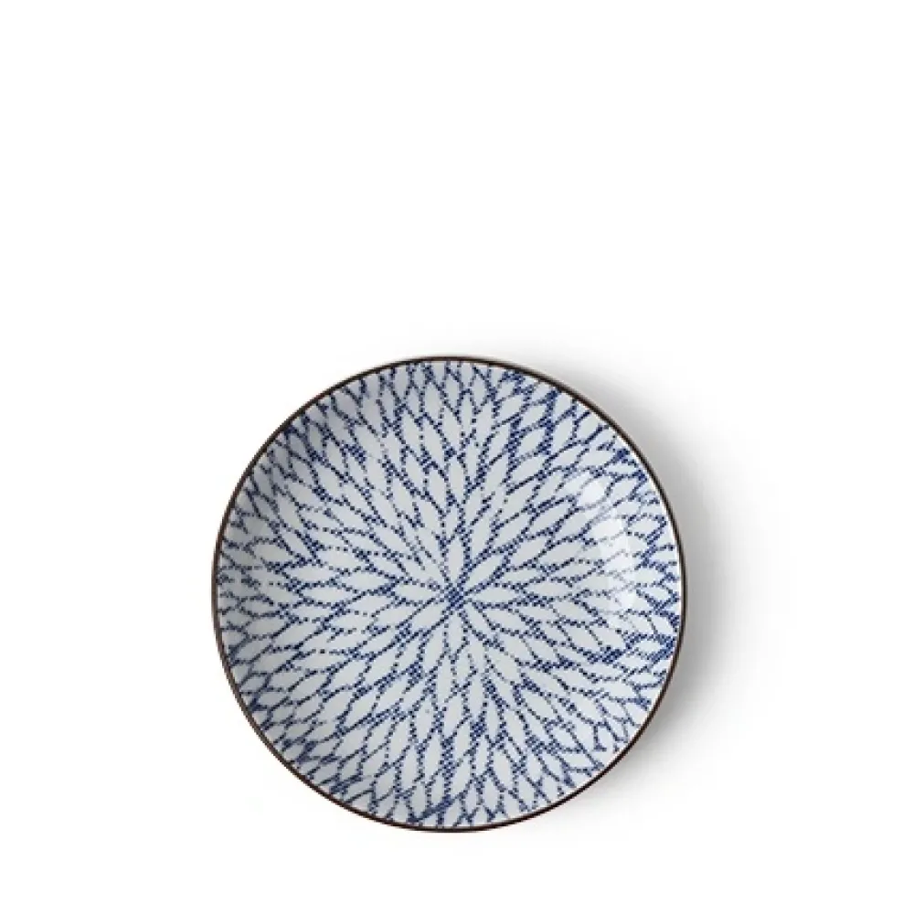 MIYA Company Aizome Mums 3.75" Sauce Dish Hot