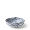MIYA Company Aizome Mums 5" Shallow Bowl Hot