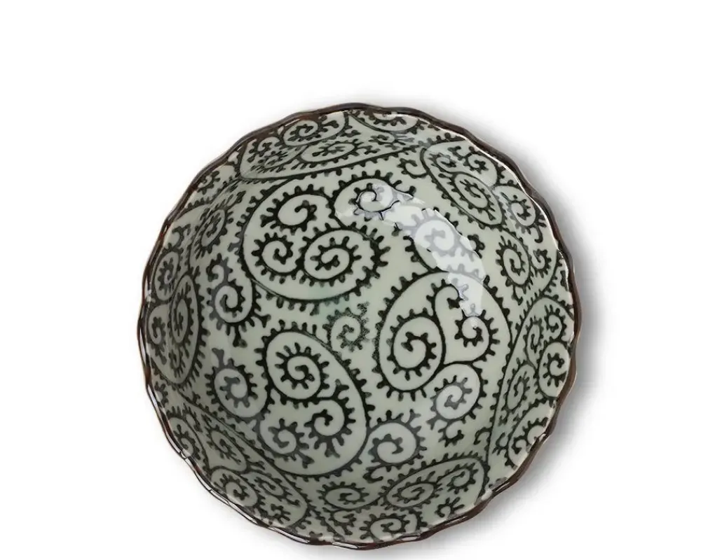 MIYA Company Antique Green 4.75" Bowl Set Outlet