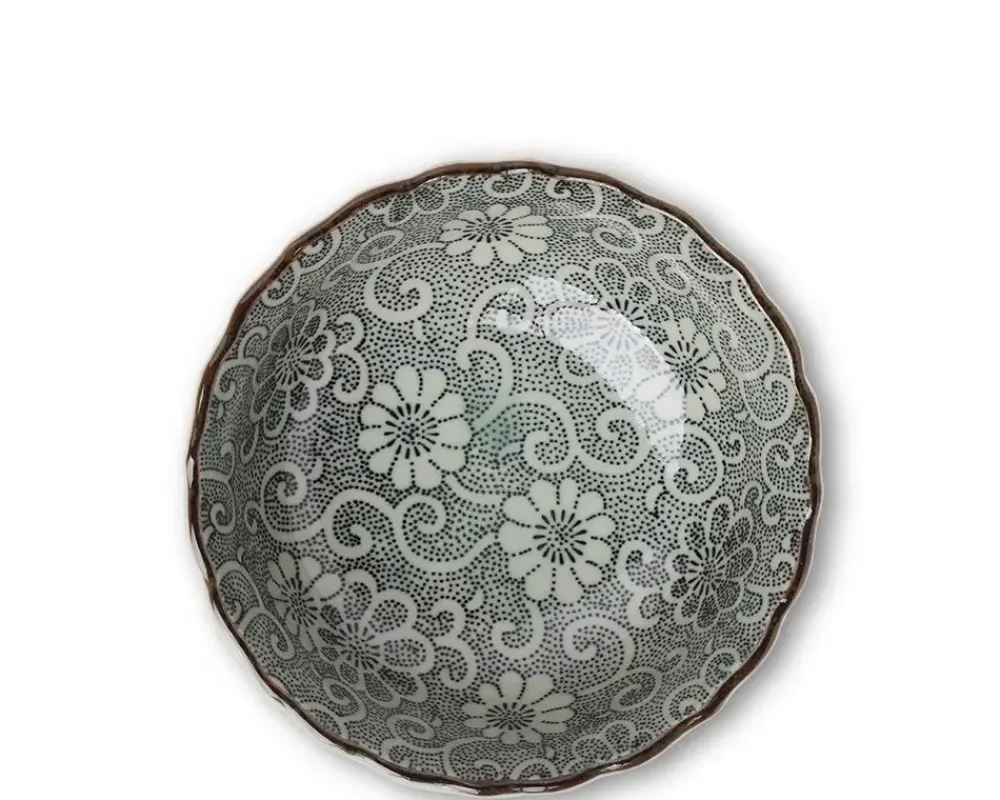 MIYA Company Antique Green 4.75" Bowl Set Outlet