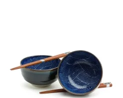 MIYA Company Aranami 5" Bowl For Two Set Outlet