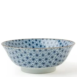 MIYA Company Asanoha Colors 7.25" Bowl - Blue New