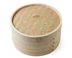 MIYA Company Bamboo Steamer Set 12" Best