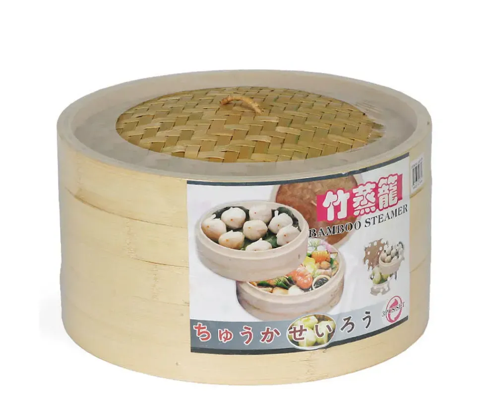 MIYA Company Bamboo Steamer Set 12" Best