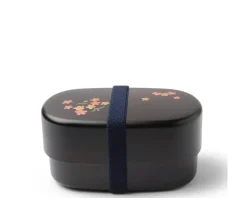 MIYA Company Bento Set Woodgrain Sakura Blossom Online