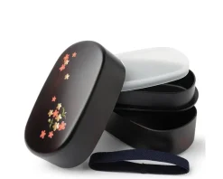 MIYA Company Bento Set Woodgrain Sakura Blossom Online