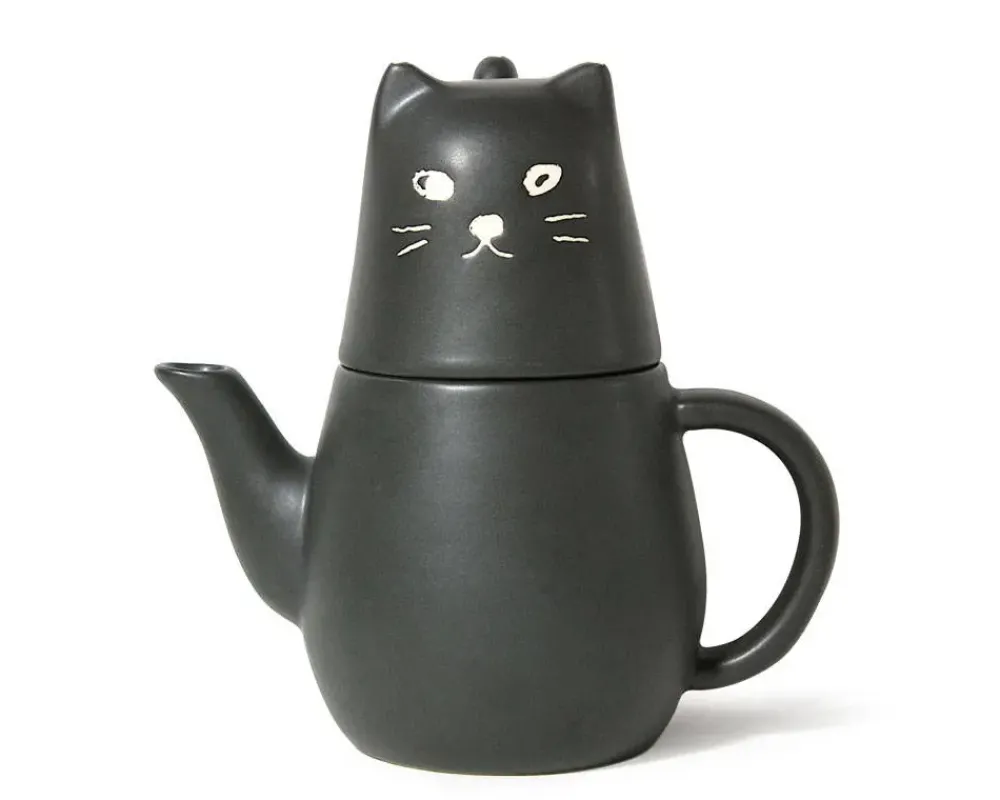 MIYA Company Black Cat Tea Set Hot
