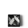 MIYA Company Black & White Brush Sauce Dish Hot