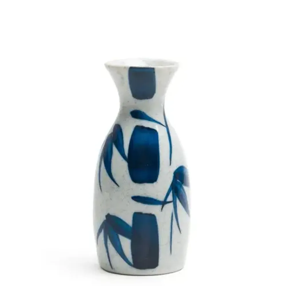 MIYA Company Blue Bamboo 5 Oz. Sake Bottle