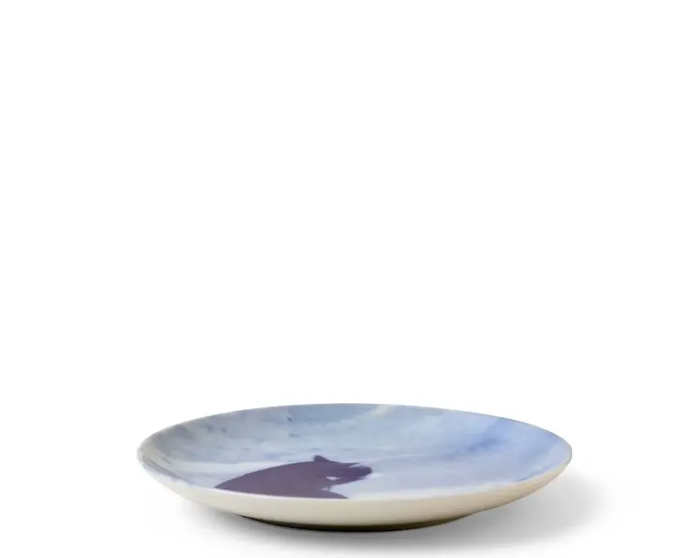 MIYA Company Blue Cat Grooming Plate Online