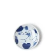MIYA Company Blue Cats 3.75" Sauce Dish