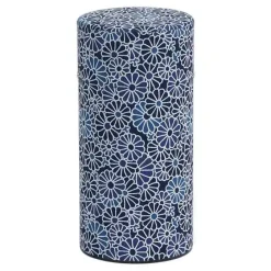 MIYA Company Blue Mums Tea Canister