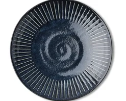 MIYA Company Blue Namako Tokusa 9.75" Plate Sale