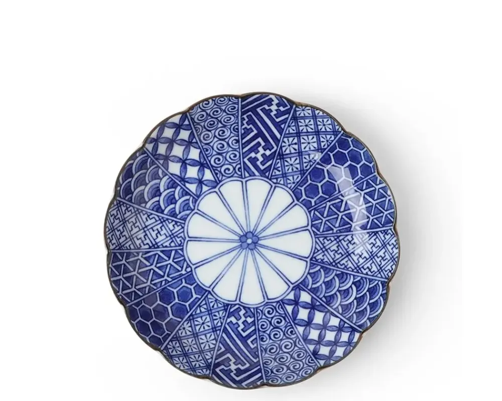 MIYA Company Blue Nishiki 6.25" Plate