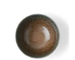 MIYA Company Blue Sand Crackle Bowl 6-1/4