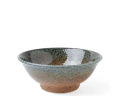 MIYA Company Blue Sand Crackle Bowl 8-1/2" Outlet