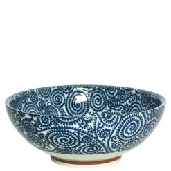 MIYA Company Blue Vines 8.25" Bowl Online