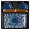 MIYA Company Blue & White Snow Sushi Set Outlet