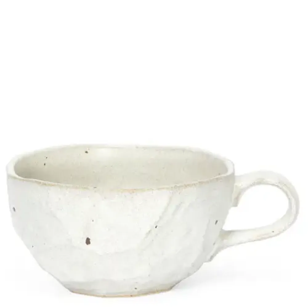 MIYA Company Boulder Latte Mug - White Outlet