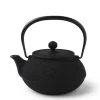 MIYA Company Cast Iron Teapot Black Hobnail 0.9L Online