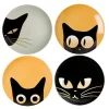 MIYA Company Cat Eyes 6.5" Dessert Plate Set Discount