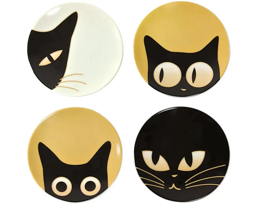MIYA Company Cat Eyes 3.5" Mini Plate Set Online