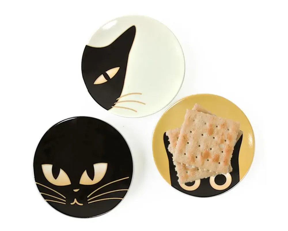 MIYA Company Cat Eyes 3.5" Mini Plate Set Online