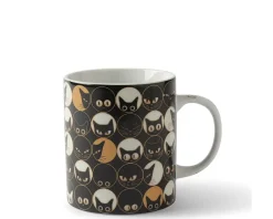 MIYA Company Cat Eyes 8 Oz. Mug - Black Online