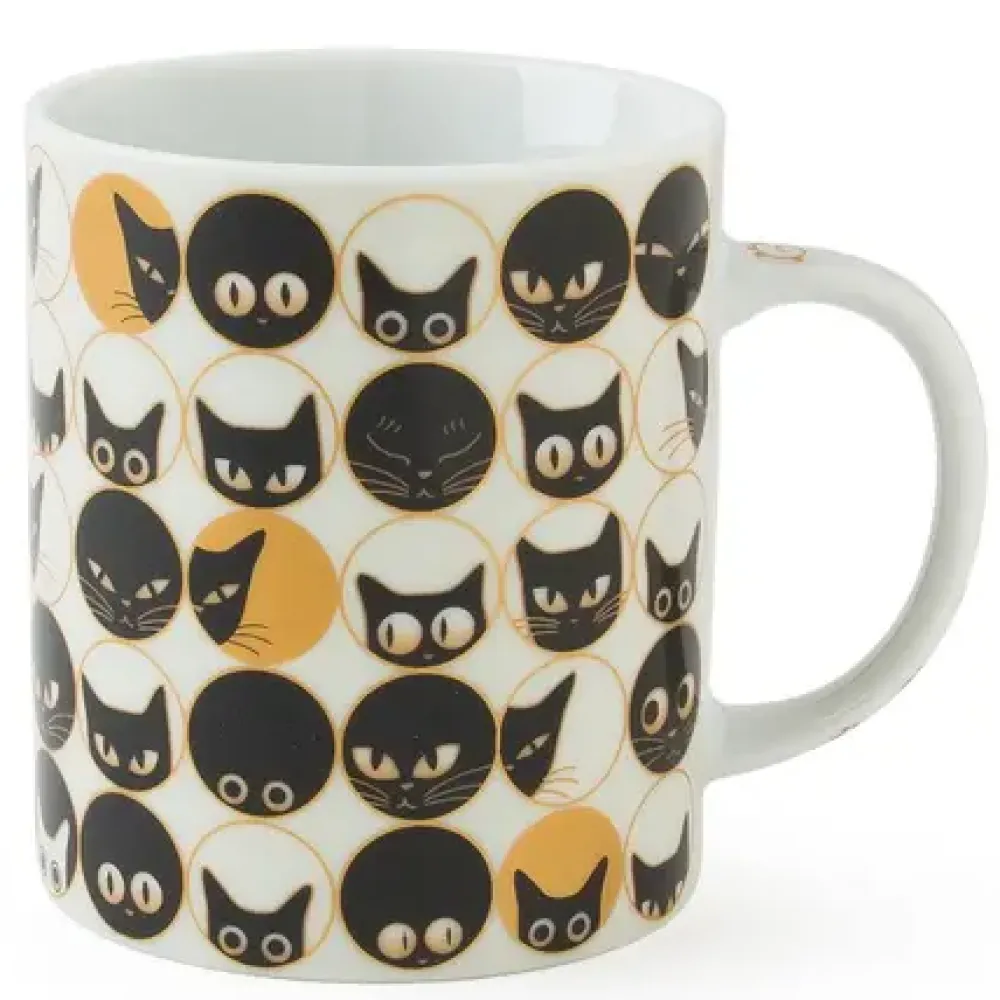 MIYA Company Cat Eyes 8 Oz. Mug - White Best
