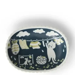 MIYA Company Cat Life Oval Plate Sale