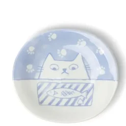 MIYA Company Cat Lunch Oval Plate
