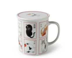 MIYA Company Catopedia Mug With Lid New