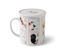 MIYA Company Catopedia Mug With Lid New