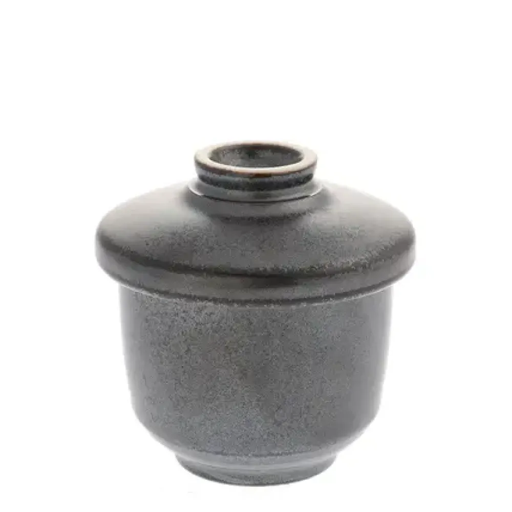 MIYA Company Chawan Mushi Iron Glaze Hot