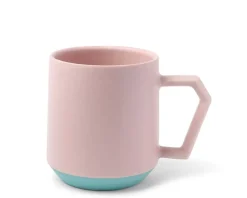 MIYA Company Chips 12 Oz. Mug Pastel Pink Discount