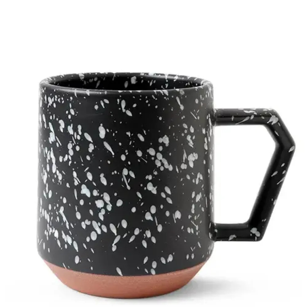 MIYA Company Chips 12 Oz. Mug Splash Black New