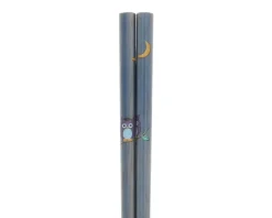 MIYA Company Chopsticks Owl Blue/Purple Clearance