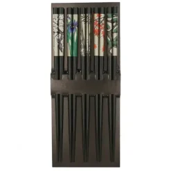 MIYA Company Chopsticks Set Antique Byobu Black