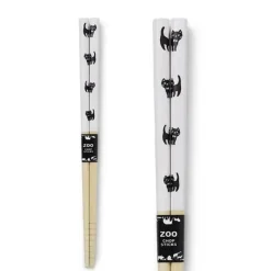 MIYA Company Chopsticks Small Black Cats Clearance
