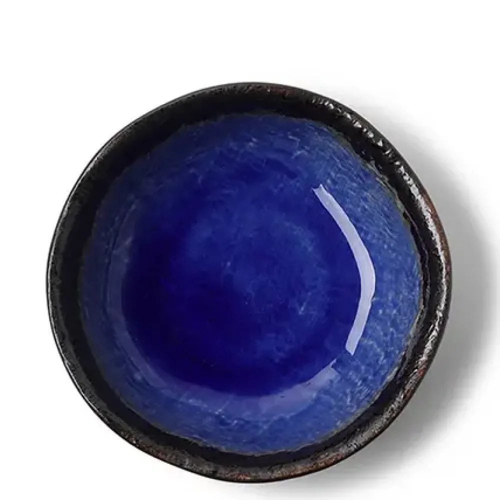MIYA Company Cobalt Blue 5" Shallow Bowl Online