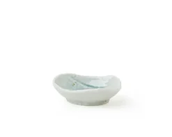 MIYA Company Coral Blue Sauce Dish New