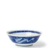 MIYA Company Dragon Blue 7.75" Bowl Discount