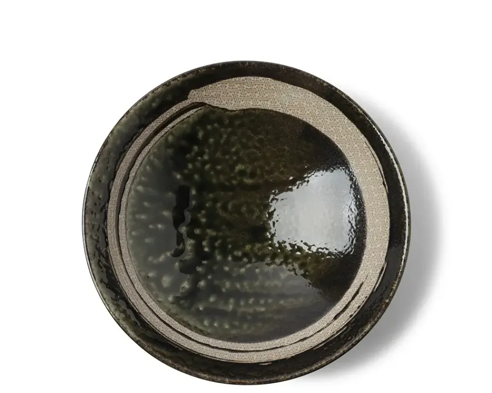 MIYA Company Enso Dark Green Serving Bowl Sale