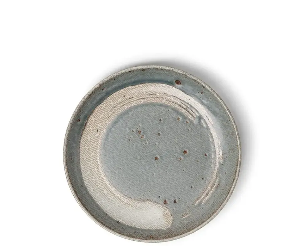 MIYA Company Enso Green Plate 6-1/8"