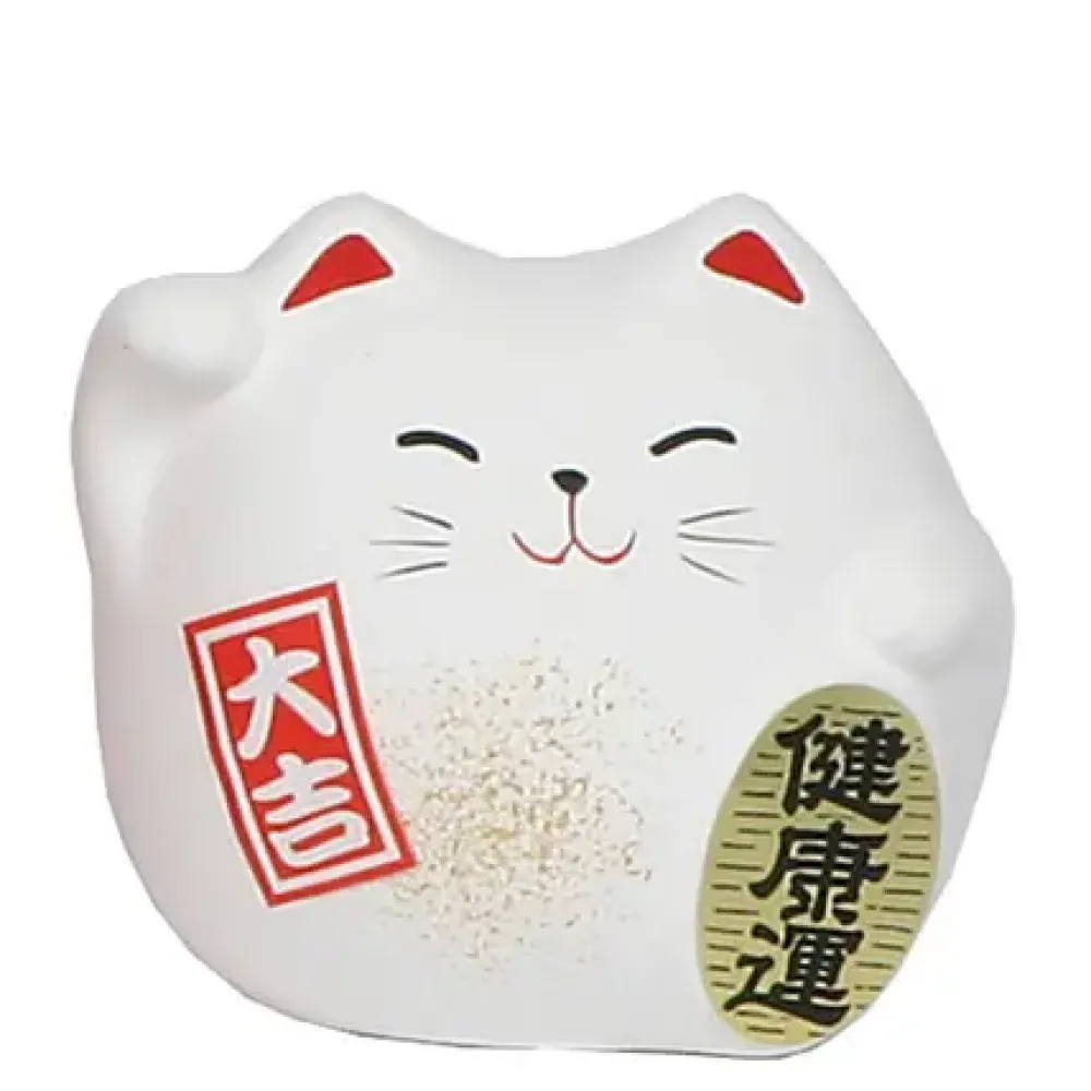 MIYA Company Feng Shui Cat 2.25" - White Discount