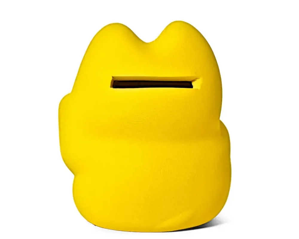 MIYA Company Feng Shui Fortune Cat Bank - Yellow Clearance