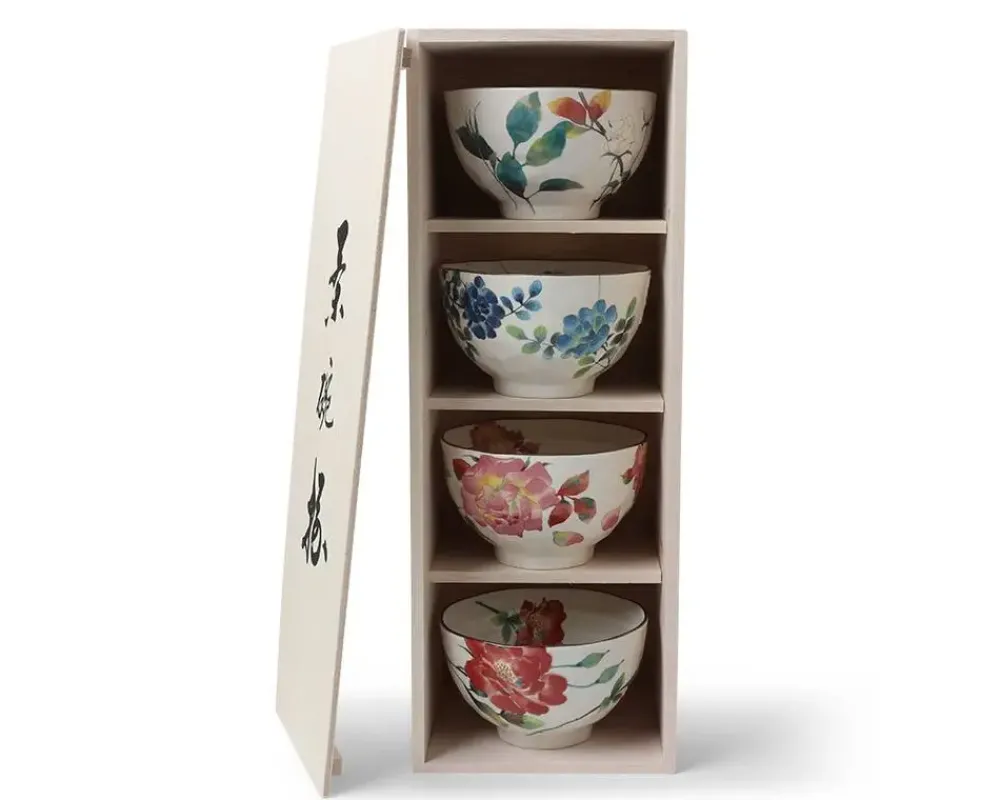 MIYA Company Floral Summer Rice Bowl Set Best