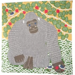 MIYA Company Furoshiki Gorilla 41" New
