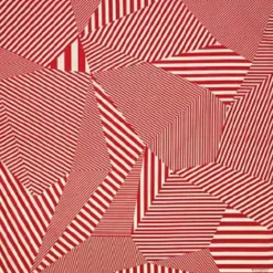 MIYA Company Furoshiki Pattern Stripes Red 38.75" Sq. Best